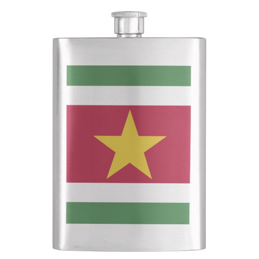 Surinaamse vlag flacon (Voorkant)