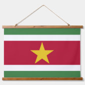 Surinaamse vlag hangend wandkleed (Voorkant)