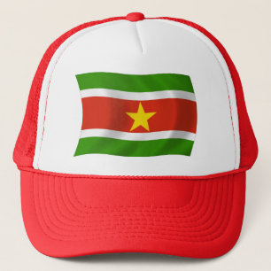 Surinaamse Vlag Hoed Trucker Pet
