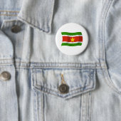 Surinaamse Vlag Knop Ronde Button 5,7 Cm (In situ)