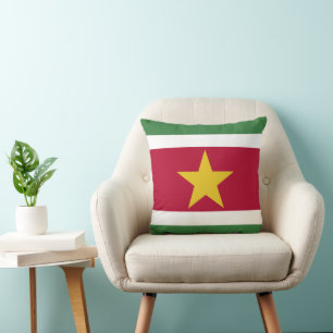 Surinaamse vlag kussen
