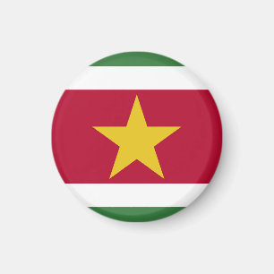 Surinaamse vlag magneet