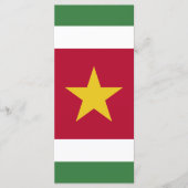 Surinaamse vlag menu (Voorkant)