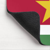 Surinaamse vlag muismat (Hoek)