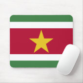Surinaamse vlag muismat (Met muis)