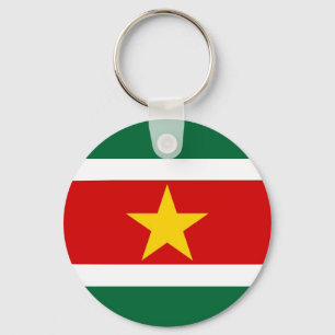 Surinaamse vlag sleutelhanger
