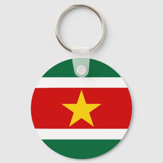 Surinaamse vlag sleutelhanger (Voorkant)