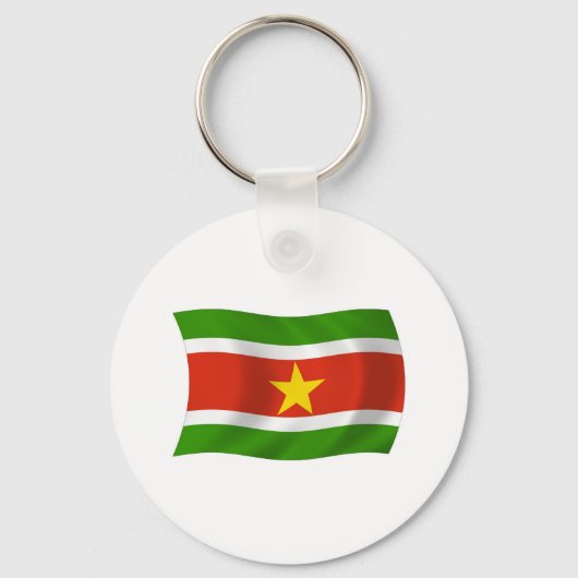 Surinaamse Vlag Sleutelhanger (Voorkant)