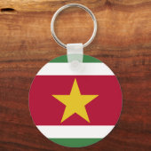 Surinaamse vlag sleutelhanger (Voorkant)