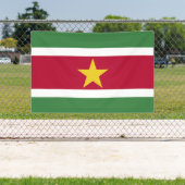 Surinaamse vlag spandoek (Insitu)