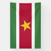 Surinaamse vlag spandoek (Verticaal)