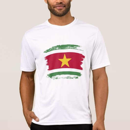 Surinaamse vlag t-shirt (Voorkant)
