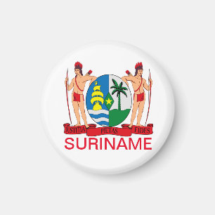 Surinaamse wapenschild magneet