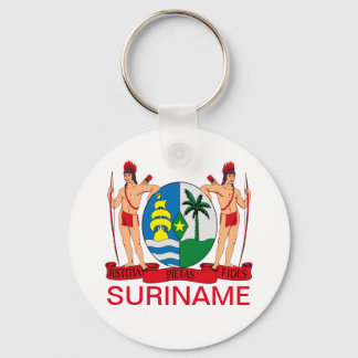 Surinaamse wapenschild sleutelhanger