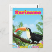 Surinaamse Zuid-Amerikaanse paradijselijke reispos Briefkaart (Voorkant / Achterkant)