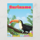 Surinaamse Zuid-Amerikaanse paradijselijke reispos Briefkaart (Voorkant)