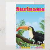 Surinaamse Zuid-Amerikaanse paradijselijke reispos Briefpapier (Voorkant / Achterkant)