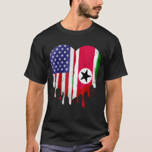Suriname American Patriot Grown country meldt hem T-shirt