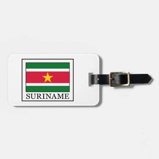 Suriname Bagagelabel (Voorkant horizontaal)