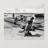 Suriname Beach Briefkaart (Voorkant)