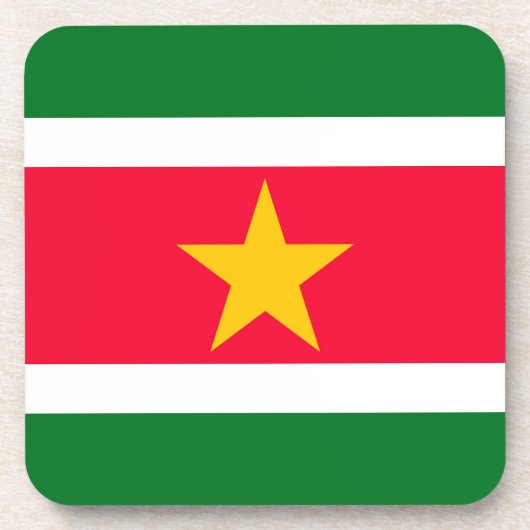 Suriname Bier Onderzetter (Voorkant)
