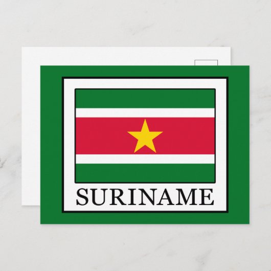 Suriname Briefkaart (Voorkant / Achterkant)