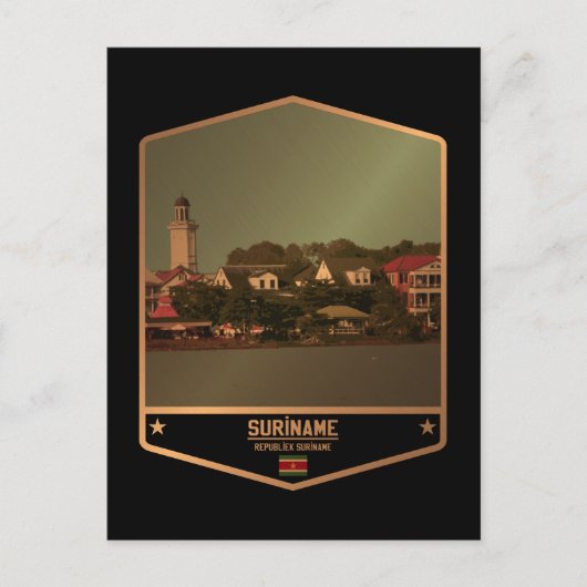 Suriname Briefkaart (Voorkant)