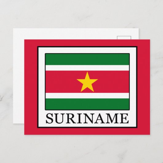 Suriname Briefkaart (Voorkant / Achterkant)