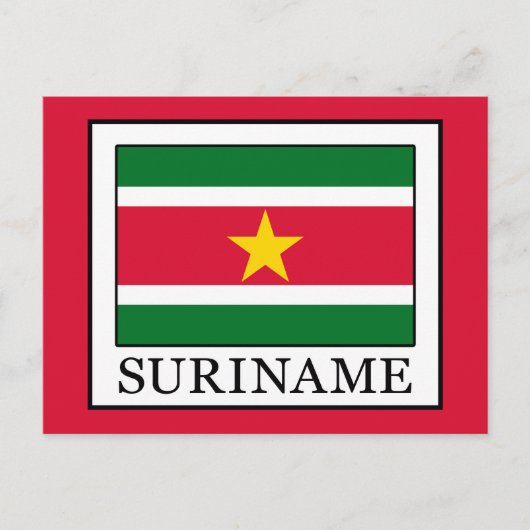 Suriname Briefkaart (Voorkant)