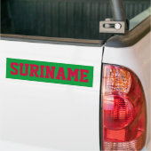 Suriname Bumpersticker (Op Truck)