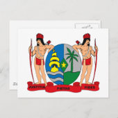 Suriname Coat of Arms Briefkaart (Voorkant / Achterkant)