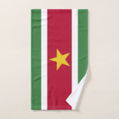 Suriname Flag Bad Handdoek (Handdoek)