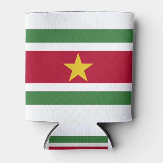 Suriname Flag Blikjeskoeler (Voorkant)