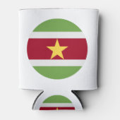 Suriname Flag Blikjeskoeler (Voorkant)