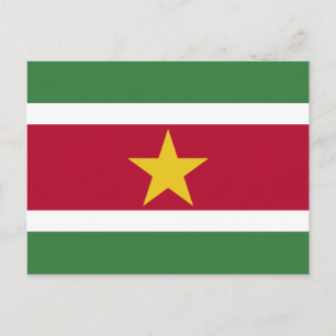 Suriname Flag Briefkaart
