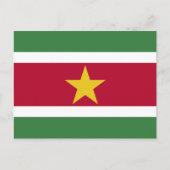 Suriname Flag Briefkaart (Voorkant)