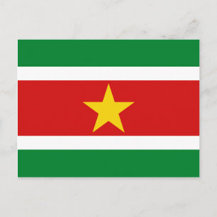 Suriname Flag Briefkaart