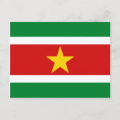 Suriname Flag Briefkaart (Voorkant)