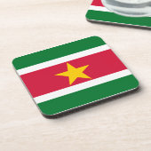Suriname Flag Drankjes Onderzetter (Linkerzijde)