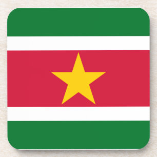 Suriname Flag Drankjes Onderzetter