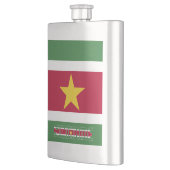 Suriname Flag Elegant Patriotic Flacon (Links)