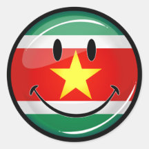 Suriname Flag | Glimlende kant