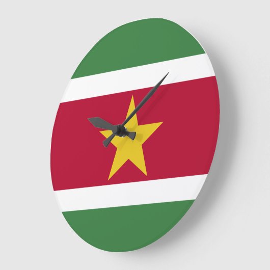 Suriname Flag Grote Klok (Hoek)