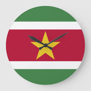 Suriname Flag Grote Klok