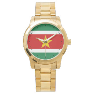 Suriname Flag Horloge