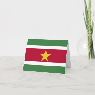 Suriname Flag Kaart