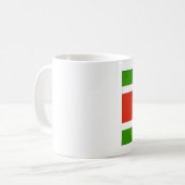 Suriname Flag Koffiemok (Voorkant links)