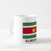 Suriname Flag Koffiemok (Voorkant links)