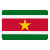 Suriname Flag Magneet (Horizontaal)