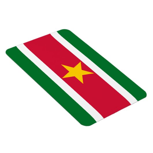 Suriname Flag Magneet (Rechterzijde)